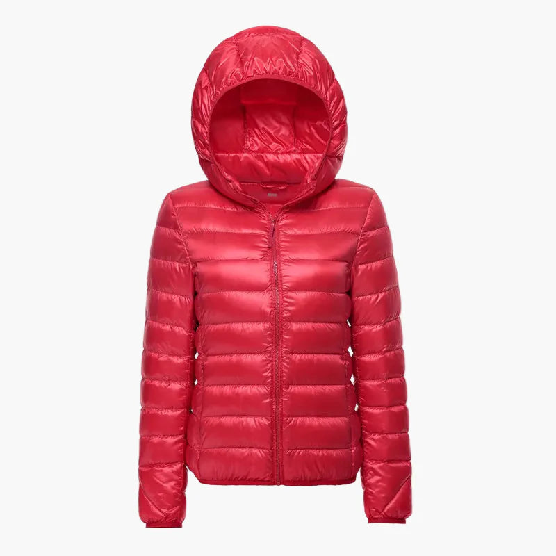Damen Steppjacke mit Kapuze – Modische Übergangsjacke für Alltag & Outdoor