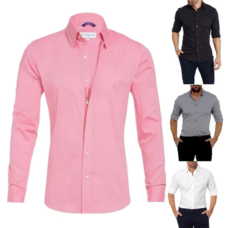 Charles – Herren Slim-Fit Baumwollhemd