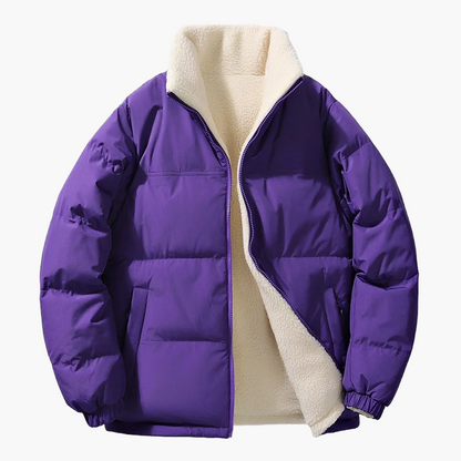 Herren Winterjacke Urban Casual mit Teddyfutter – Weit geschnitten, City & Freizeit