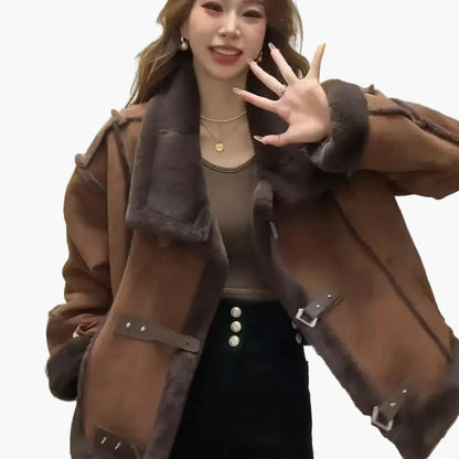 Damen Winter Kurzjacke im Lässigen Streetstyle – Modische Übergangsjacke für Alltag und Freizeit