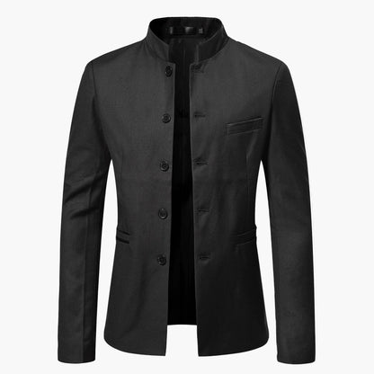 Herren Stehkragen Sakko – Modernes Blazer-Design für Business & festliche Anlässe