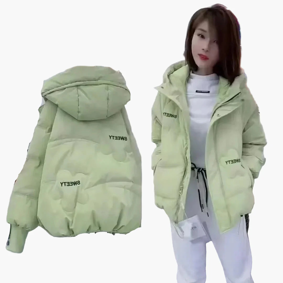 Damen Winter Steppjacke mit Kapuze – Modisch, Warm & Alltagstauglich