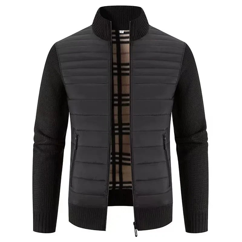 Herren Steppjacke im koreanischen Slim-Fit-Stil – Modische Freizeitjacke für Herbst und Winter