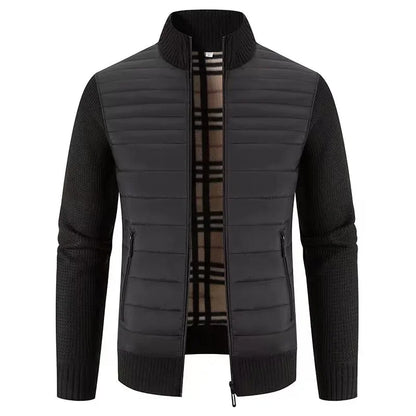 Herren Steppjacke im koreanischen Slim-Fit-Stil – Modische Freizeitjacke für Herbst und Winter