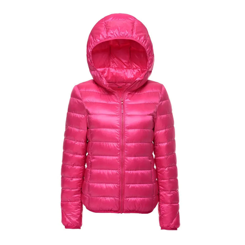 Damen Steppjacke mit Kapuze – Modische Übergangsjacke für Alltag & Outdoor