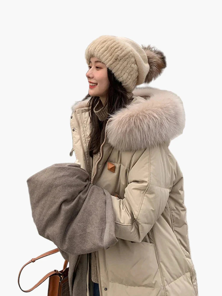 Damen Winter Parka mit Kapuze – Modischer Alltagsmantel im lässigen Stil