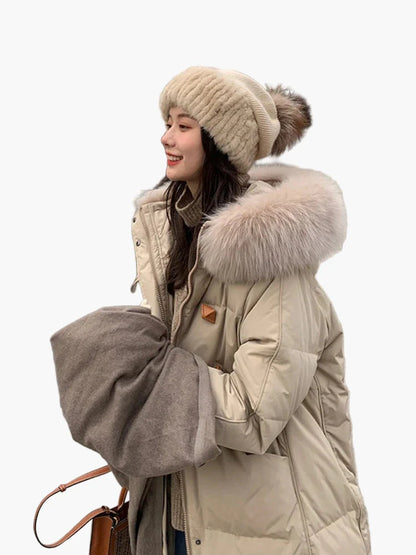 Damen Winter Parka mit Kapuze – Modischer Alltagsmantel im lässigen Stil