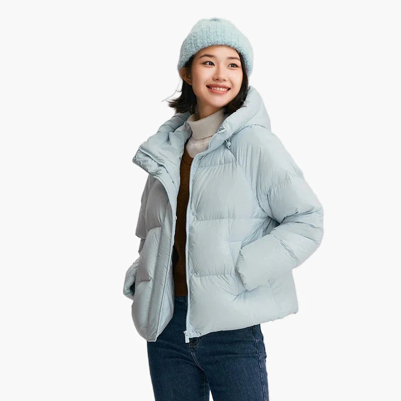 Damen Steppjacke mit Kapuze – Modische Winterjacke für Alltag und Freizeit