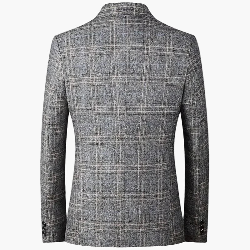 Herren Business Casual Kariertes Sakko – Moderner Stil für Büro & Freizeit