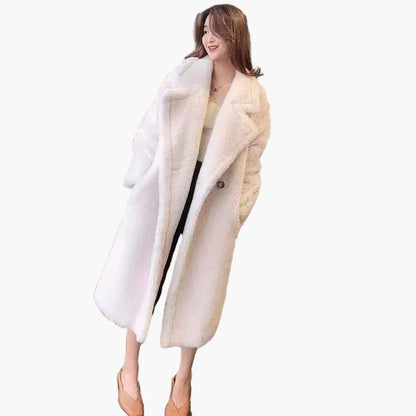 Damen Langer Oversize Mantel – Modischer Winter-Trend für Alltag & Freizeit