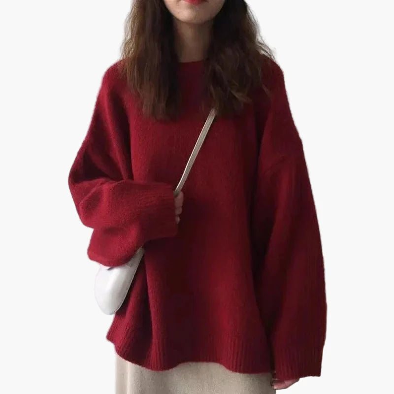 Damen Oversize Pullover für den Winter – Lässiger Style und vielseitig kombinierbar