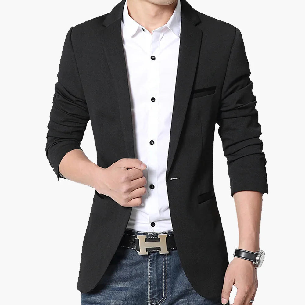 Eleganter Herren Business Casual Blazer – Modernes Sakko für Alltag und Büro