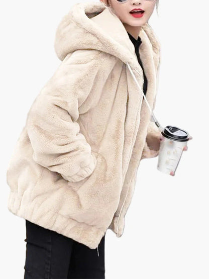 Damen Kapuzenjacke Oversize Lässig – Warme Winterjacke für Alltag & Freizeit