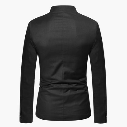 Herren Stehkragen Sakko – Modernes Blazer-Design für Business & festliche Anlässe