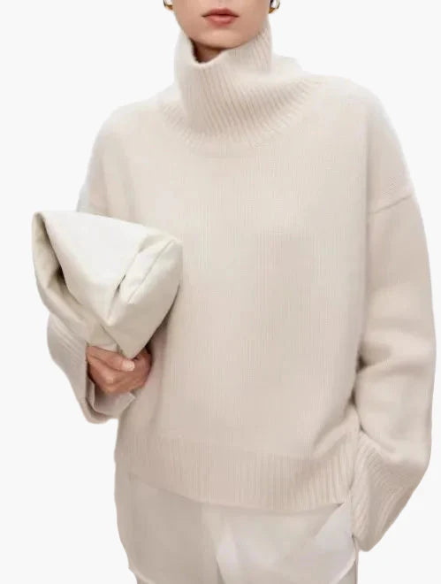 Damen Oversize Rollkragenpullover für stilvolle Herbst- und Winterlooks