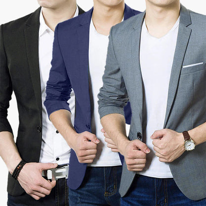 Herren Slim Fit Blazer – Eleganter Freizeit- und Business-Look