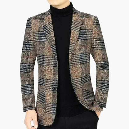 Herren Karo Blazer – Eleganter Business & Casual Sakko für stilbewusste Männer