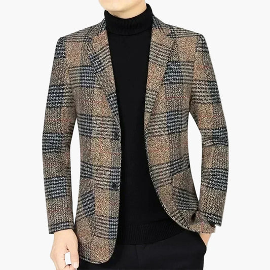 Herren Karo Blazer – Eleganter Business & Casual Sakko für stilbewusste Männer