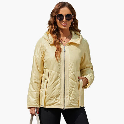 Damen Steppjacke für Alltag & Freizeit – Moderne Übergangsjacke mit Kapuze