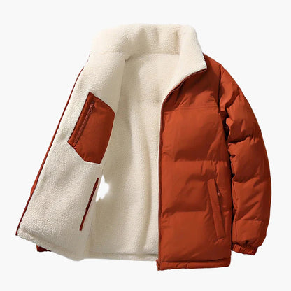 Herren Winterjacke Urban Casual mit Teddyfutter – Weit geschnitten, City & Freizeit