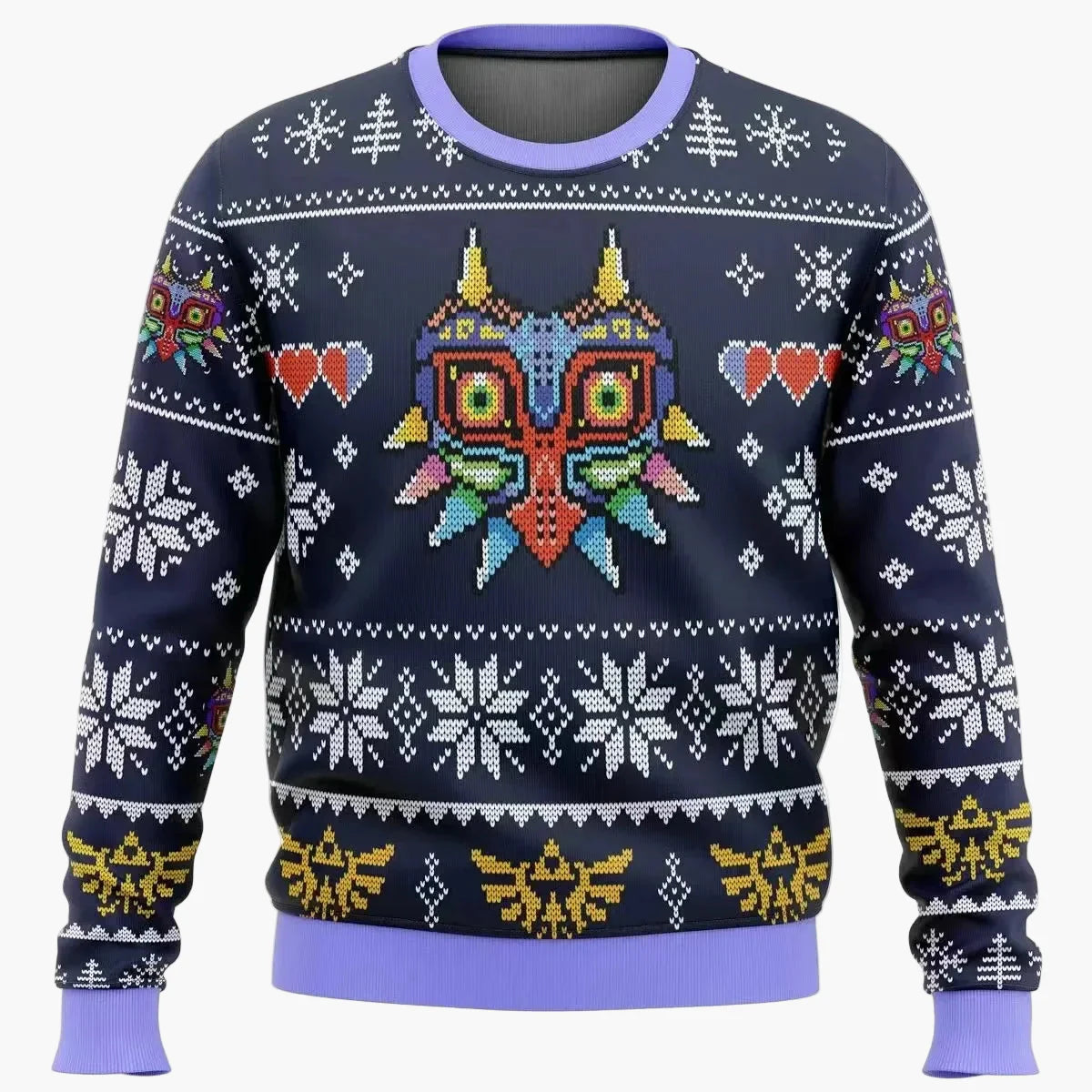 Herren Pullover im Gaming-Stil – Legend of Zelda Majora's Mask Ugly Christmas Sweater