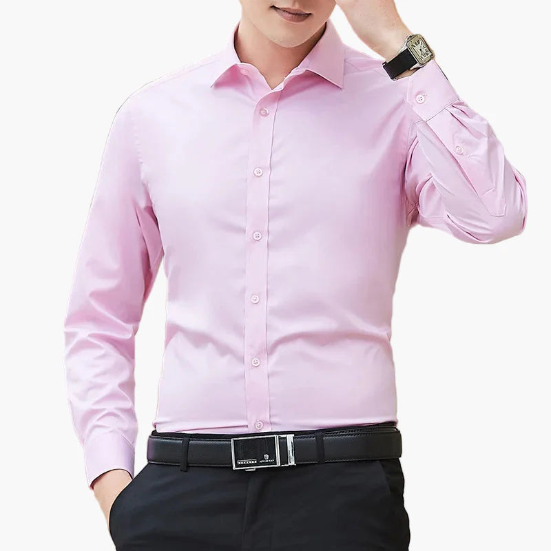 Herren Business Hemd – Elegantes, langärmliges Slim Fit Freizeithemd für Büro & Alltag