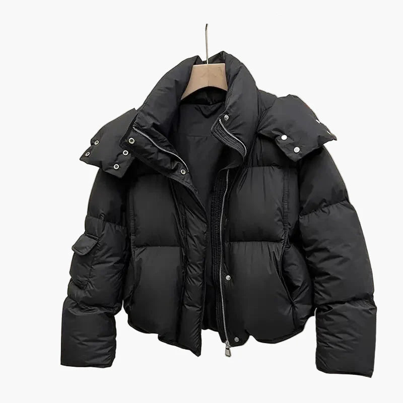 Damen Winter Steppjacke Kurz Stil – Modische warme Übergangsjacke für Alltag und Freizeit