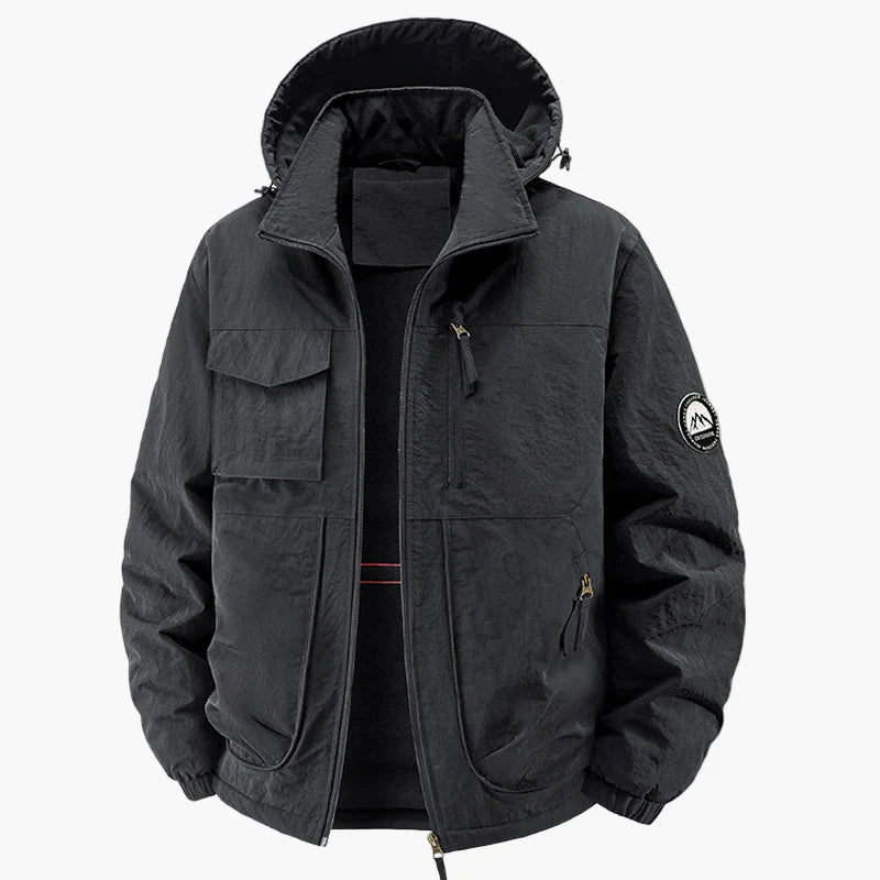 Herren Outdoor Winterjacke mit Kapuze – Winddichte Freizeitjacke für Abenteuer und Alltag