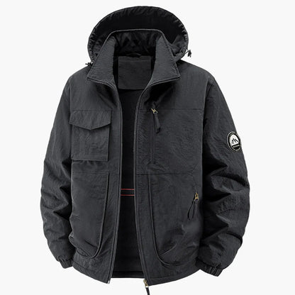 Herren Outdoor Winterjacke mit Kapuze – Winddichte Freizeitjacke für Abenteuer und Alltag