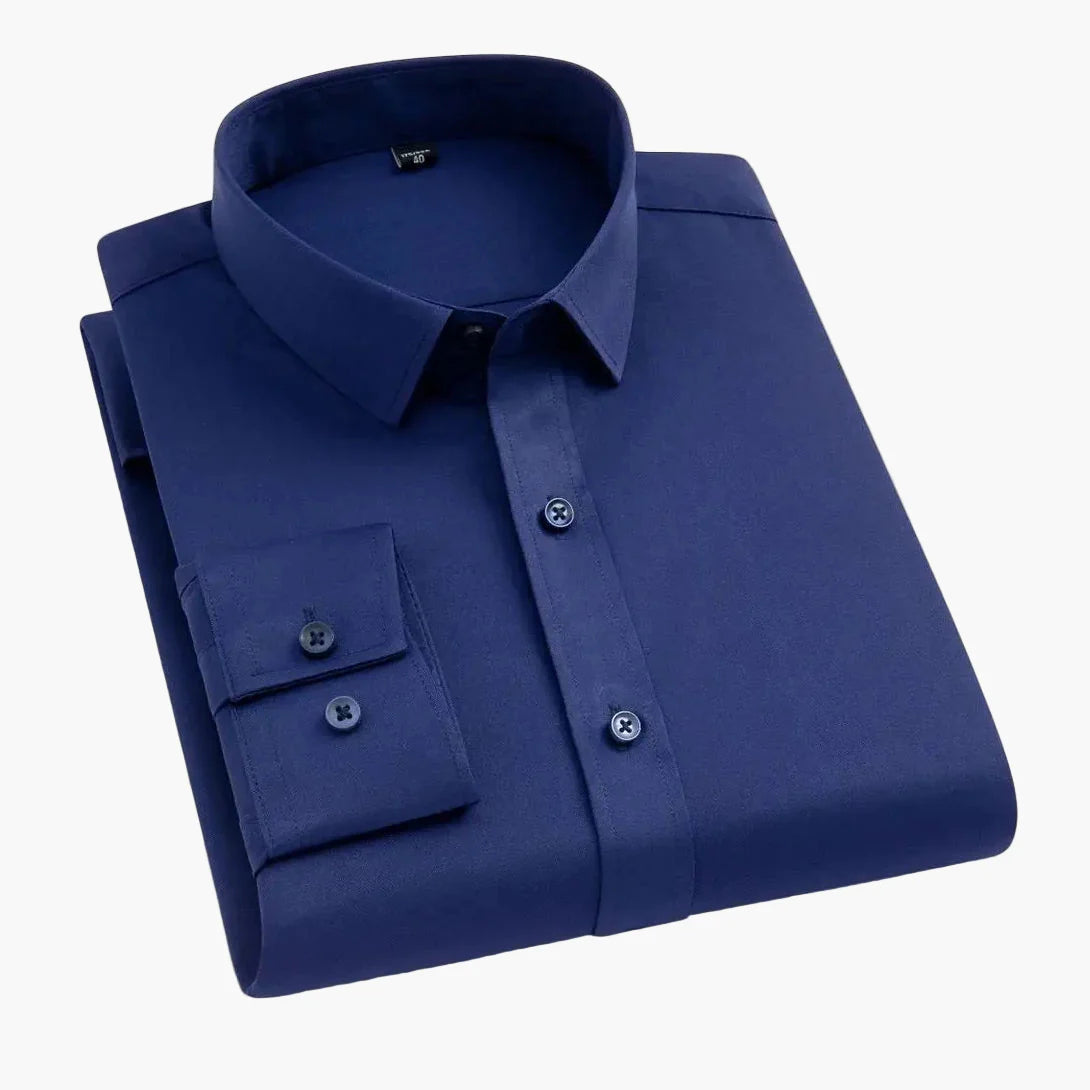 Herren Business Stretch Hemd – Modern Fit, Knitterfrei, Für Büro und Alltag