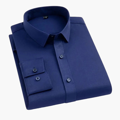 Herren Business Stretch Hemd – Modern Fit, Knitterfrei, Für Büro und Alltag