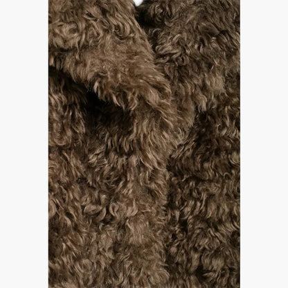 Damen Trendige Oversize-Pelzjacke für stilvolle Winterlooks