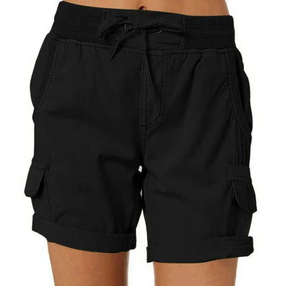 Esme – Damen Cargo-Shorts aus Baumwolle und Leinen