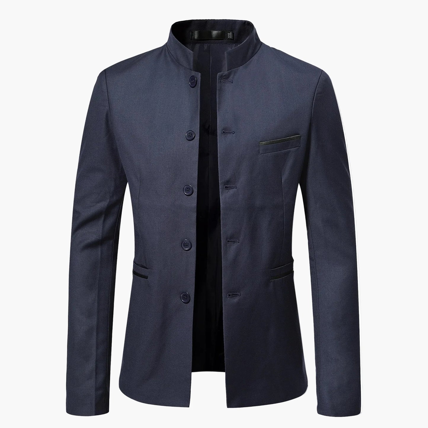 Herren Stehkragen Sakko – Modernes Blazer-Design für Business & festliche Anlässe