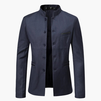 Herren Stehkragen Sakko – Modernes Blazer-Design für Business & festliche Anlässe