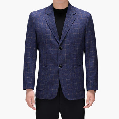 Herren Business Casual Kariertes Sakko – Modernes Freizeit- und Büro-Outfit