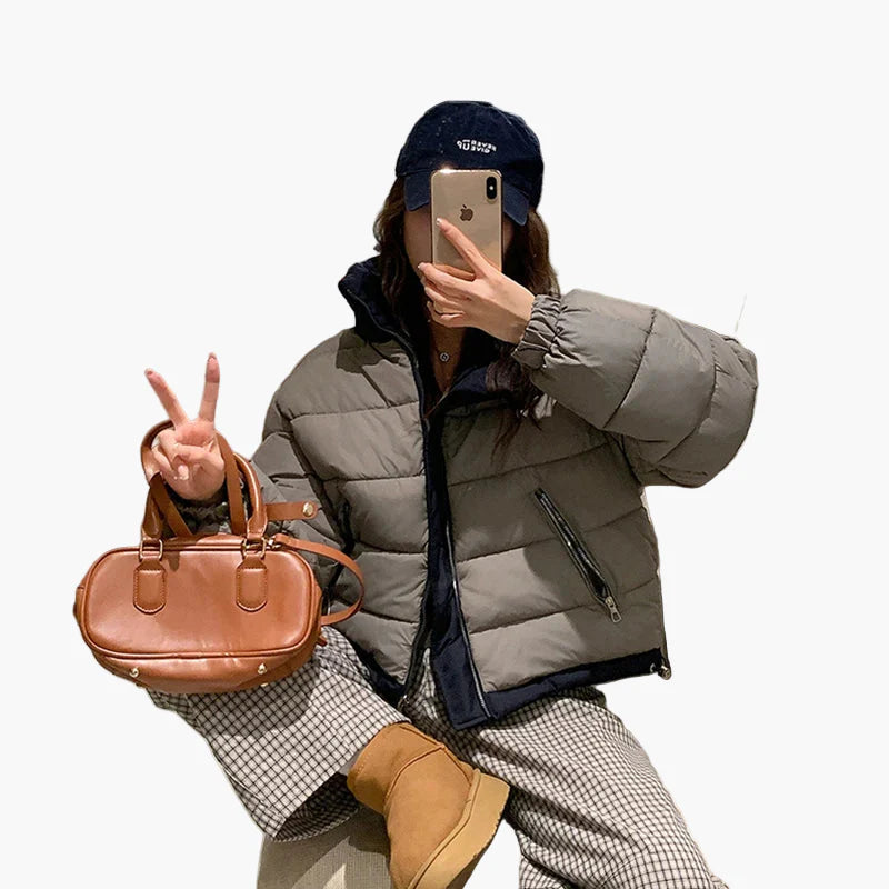 Damen Steppjacke im lässigen Streetstyle – Perfekt für Alltag und Freizeit