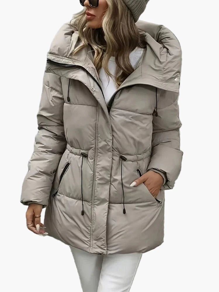 Damen Winter Steppjacke mit Kapuze – Modisch, Warm & Vielseitig für Alltag und Outdoor