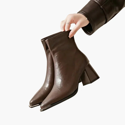 Damen Stiefeletten mit Blockabsatz – Modische Herbst- und Winterboots für Alltag und Büro