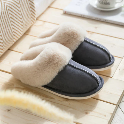 Gillian – Damen Hausschuhe mit warmer Plüschfütterung