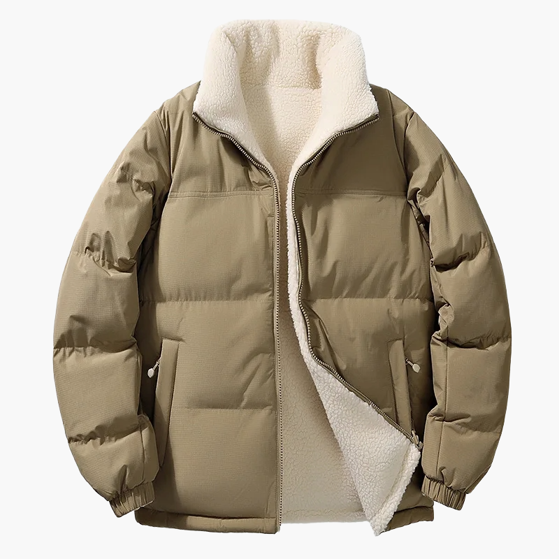 Herren Winterjacke Urban Casual mit Teddyfutter – Weit geschnitten, City & Freizeit