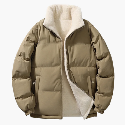 Herren Winterjacke Urban Casual mit Teddyfutter – Weit geschnitten, City & Freizeit