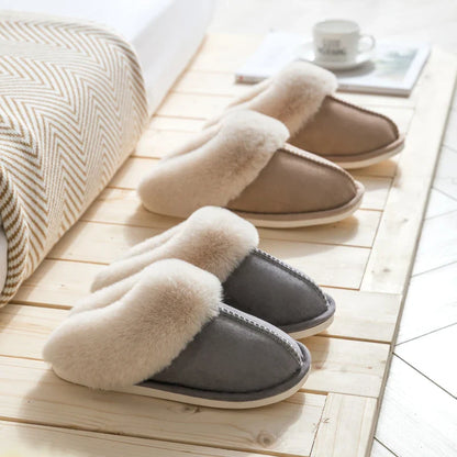 Gillian – Damen Hausschuhe mit warmer Plüschfütterung