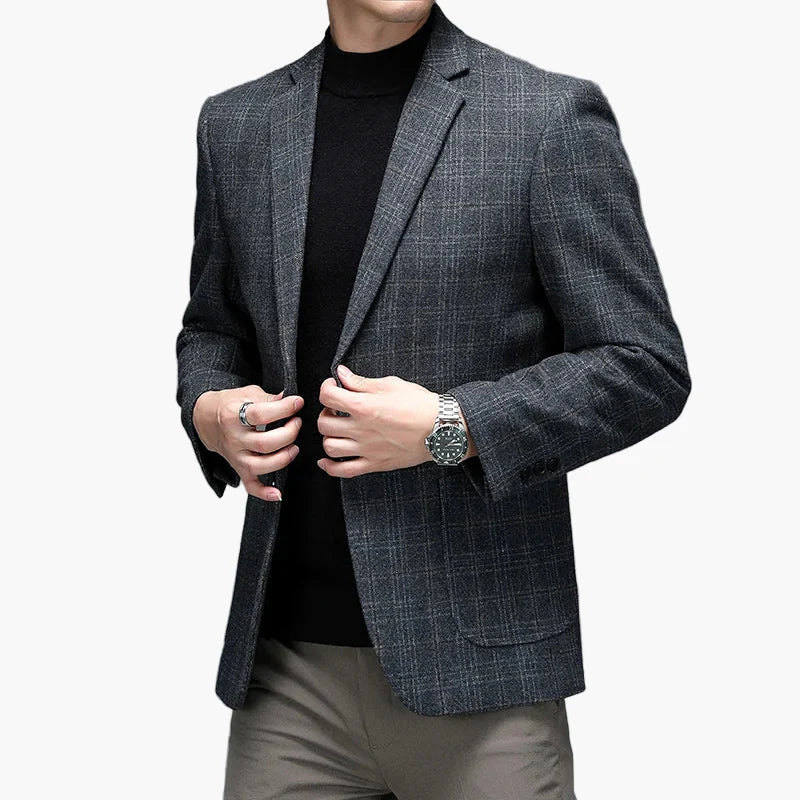Herren Business Freizeit Sakko Slim Fit – Eleganter Blazer für Büro und Alltag