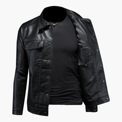 Herren Moto-Style Jacke – Modernes Design für Alltag und Freizeit