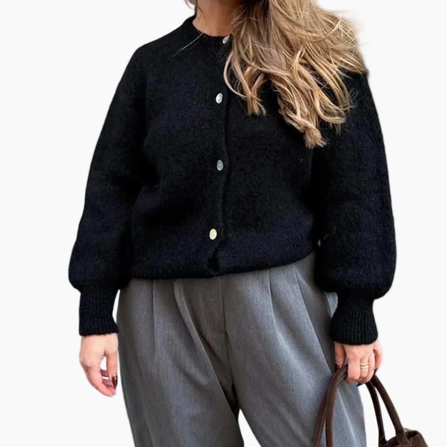 Damen Strickcardigan im lässigen Stil – Perfekt für Alltag und Freizeit