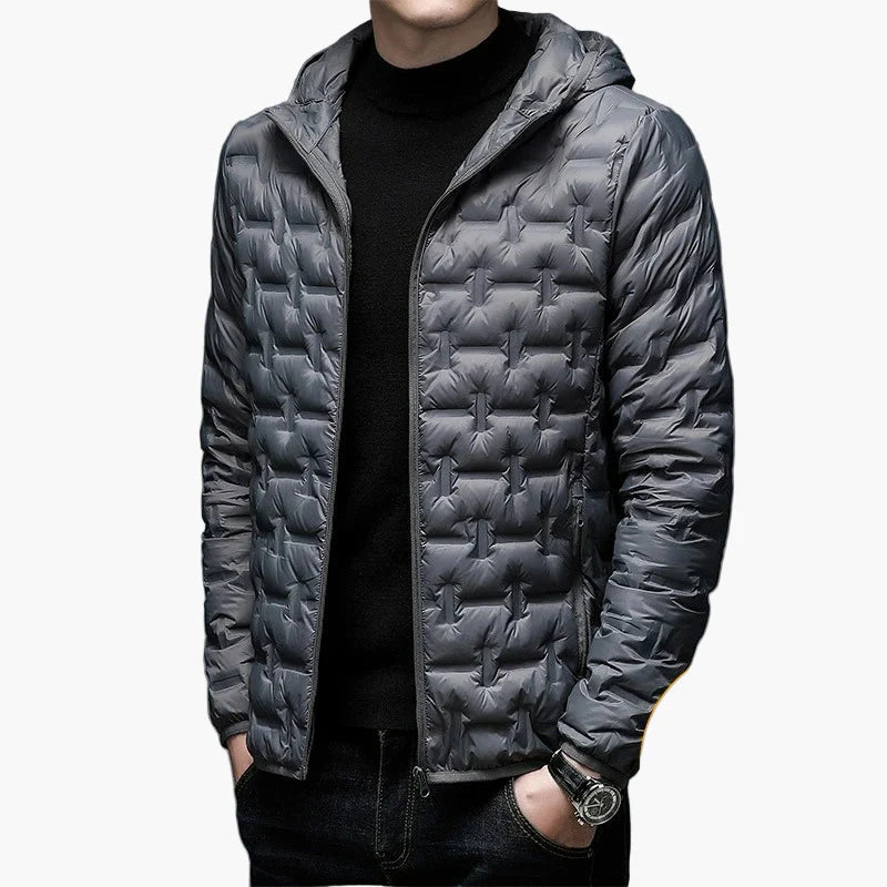 Herren Steppjacke mit Kapuze – Modische Winterjacke für Alltag und Outdoor