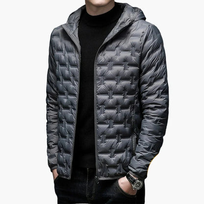 Herren Steppjacke mit Kapuze – Modische Winterjacke für Alltag und Outdoor