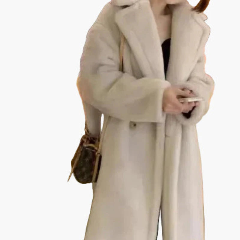 Damen Langer Oversize Mantel – Modischer Winter-Trend für Alltag & Freizeit