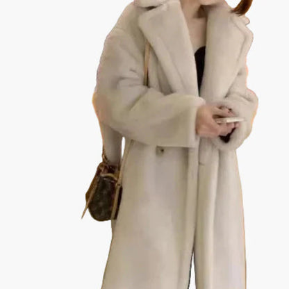 Damen Langer Oversize Mantel – Modischer Winter-Trend für Alltag & Freizeit